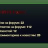 [GameCMS] Статистика сайта [site_stats]